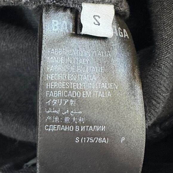 Balenciaga Hybrid Cargo Jeans Black SS22 Japanese Denim size S - Picture 10 of 13